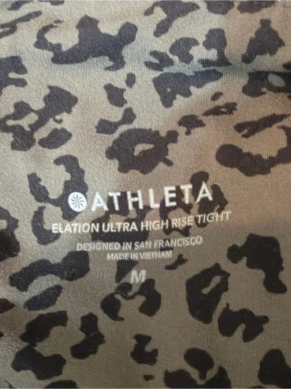 Athleta Leopard Elation Ultra High-Rise Leggings